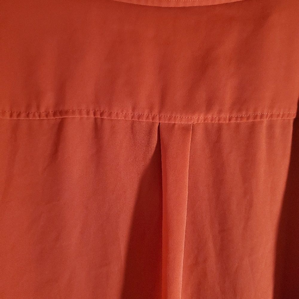 New York & Company button long sleeve blouse - Picture 5 of 8